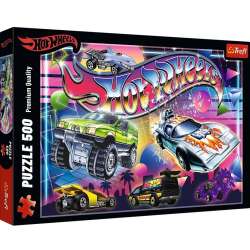Puzzle 500 Hot Wheels: Lata 80-te TREFL - 1