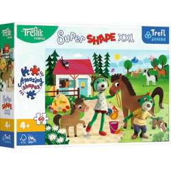 Puzzle 60el XXL Trefliki w stadninie koni 50031 Trefl (50031 TREFL)