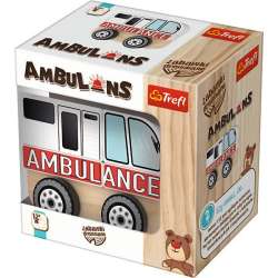 PROMO Zabawka drewniana Ambulans w pudełku (61000 TREFL) - 1