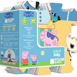 PROMO Układanka puzzlopianka Świnka Peppa Summer - Lato na plaży 61363 Trefl (61363 TREFL)