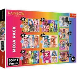 Puzzle 10w1 Kolekcja modnych laleczek - MGA Rainbow High 96000 Trefl (96000 TREFL)