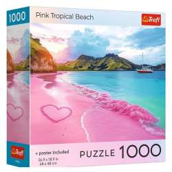 Puzzle 1000 USA Collection: Pink Beach TREFL - 1