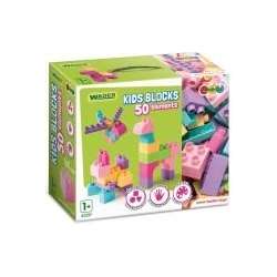 Kids Blocks klocki różowo-fioletowe 50el (GXP-935690) - 1