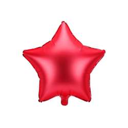 Balon foliowy Gwiazdka 48cm czerwony - 1