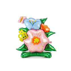 Balon foliowy kwiaty 100x116cm - 1
