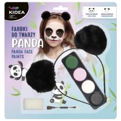 Farby do twarzy zestaw z opaską Panda Kidea Derform (DERF.FDTZPAKA)