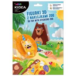 Figurki 3D z naklejkami ZOO KIDEA - 1