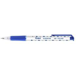 Długopis Superfine aut. 0,5mm nieb. (30szt) TOMA - 1