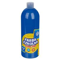 Farba szkolna niebieska ciemna 1000ml ASTRA