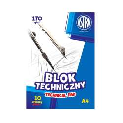 Blok techniczny A4/10K 170g (10szt) ASTRA