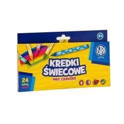 Kredki świecowe okrągłe 24kol ASTRA - 1