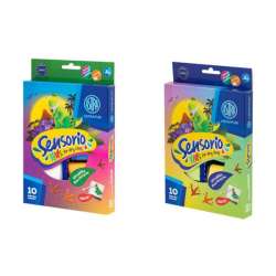 Lekka masa plastyczna Dinozaury Sensorio Kids - 10 kolorów mix cena za 1 szt (336123022)