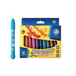 Kredki żelowe wykręcane 10 kolorów SILKY ASTRA (316024001) - 1