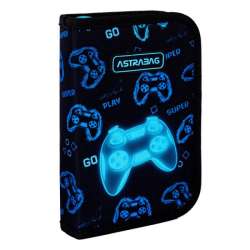 Piórnik pojedynczy jednoklapkowy z wyposażeniem Astrabag Go Playing AC11 (503024013) - 1