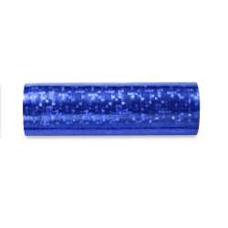 Serpentyny holograficzne niebieski 3,8m 18szt - 1