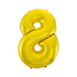 Balon foliowy B&C cyfra 8 złota 92cm (FG-C85Z8) - 1
