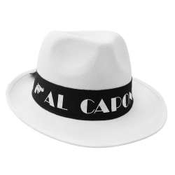 Kapelusz Al Capone biały - 1