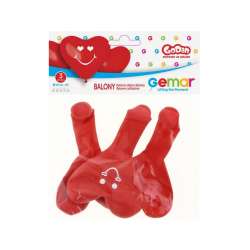 Balony premium serca 3szt