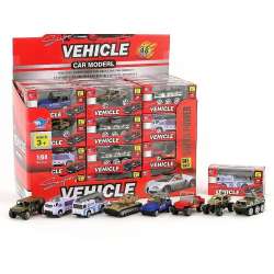 Auto metalowe 1:64 MIX (4/213340)