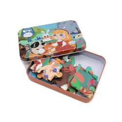 Puzzle 22 w metalowym pudełku