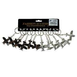 Brelok samolot metalowy (12szt)