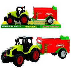 Traktor z przyczepą