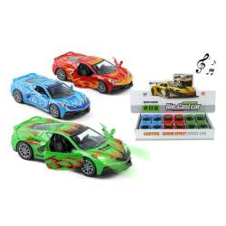 Auto sportowe metal pull back MIX