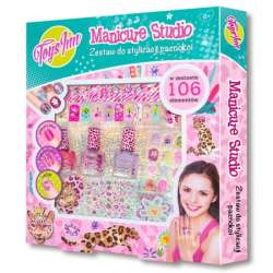Zestaw do stylizacji paznokci - Manicure Studio 3 lakiery Pantera w pudełku (STN 5966)