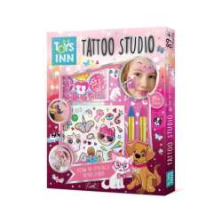 Tatoo Studio zestaw do stylizacji + tatuaże, brokat i akcesoria Zwierzęta (STN 7595)