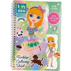 Fashion Coloring Book Kolorowanka z naklejkami Moda 8523 STNUX (STN 8523)