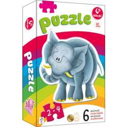 Moje pierwsze puzzle Puzzle 6w1 Zwierzątka KUKURYKU (5901738560314) - 1