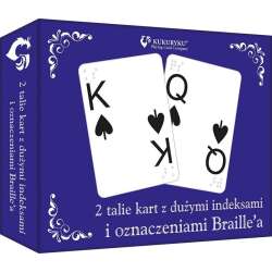 Karty z dużymi indeksami i znakami Braille'a - 1