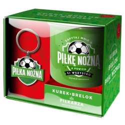 Zestaw kubek + brelok Hobby - Piłka nożna - 1