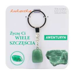 Brelok Wiele szczęścia awenturyn