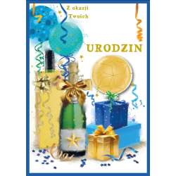 Karnet DK-1223 Urodziny (wymienne cyfry) - 1