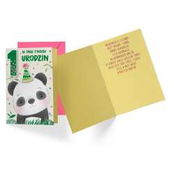 Karnet B6 DK-855 Roczek panda - 1