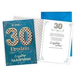 Karnet Urodziny 30 - 1