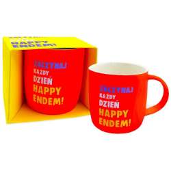 Kubek neonowy Happy end
