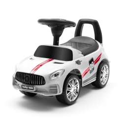 Jeździk dziecięcy z dźwiękiem Racer biały - 1
