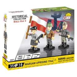 COBI 2057 Historical Collection WWII Powstanie Warszawskie 1944 3 figurki 35 klocków (COBI-2057)