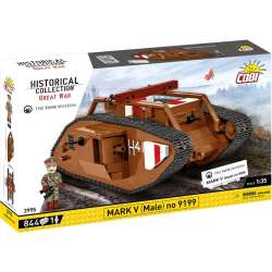 COBI 2995 Historical Collection Great War MARK V NO 9199 844 klocki (COBI-2995)