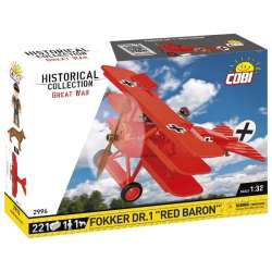 COBI 2996 Historical Collection Great War Fokker DR.1 Red Baron 221 klocków (COBI-2996)
