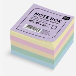 Kostka papierowa 85x85x35mm kolorowa klejona (5902277170569) - 1