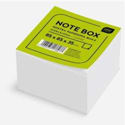 Kostka papierowa 85x85x35mm biała nieklejona (5902277178077) - 1