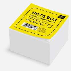Kostka papierowa 85x85x70mm biała nieklejona (5902277208996) - 1