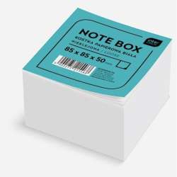 Kostka papierowa 85x85x50mm biała nieklejona (5902277215468) - 1