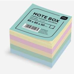Kostka papierowa 85x85x50mm kolorowa klejona (5902277215475) - 1