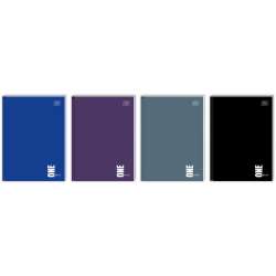 Brulion A4/96K kratka One Color (5szt)