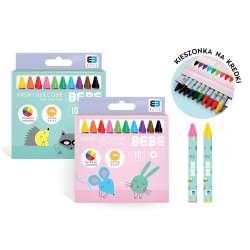 Kredki świecowe 10 kolorów BB Kids Pastel mix (5902277259578)