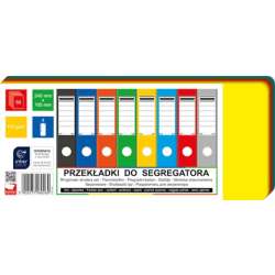 Przekładki do segregatora 240x105mm 50 mix - 1